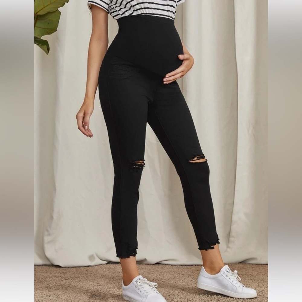 Black Maternity Jeans